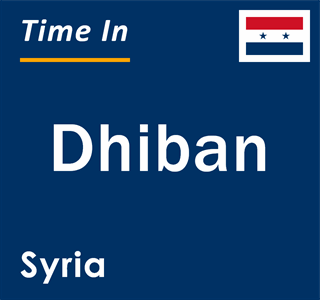 Current local time in Dhiban, Syria