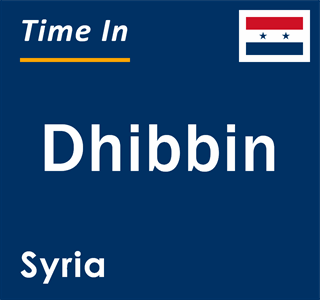 Current local time in Dhibbin, Syria