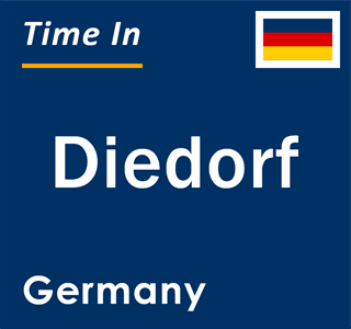 Current local time in Diedorf, Germany