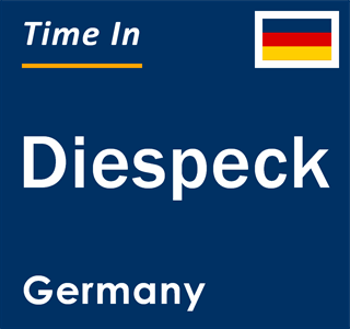 Current local time in Diespeck, Germany