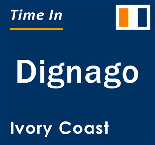 Current local time in Dignago, Ivory Coast