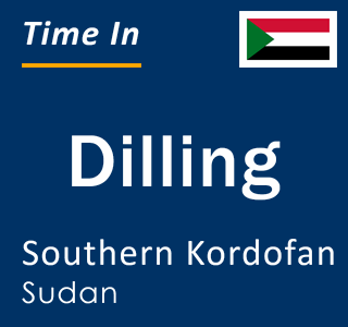 Current local time in Dilling, Southern Kordofan, Sudan