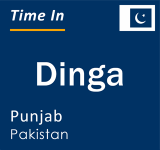 Current local time in Dinga, Punjab, Pakistan