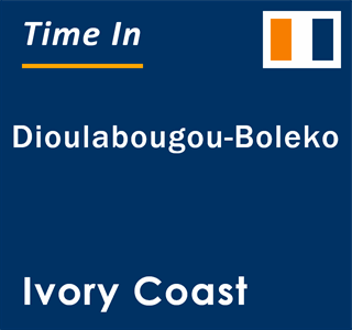 Current local time in Dioulabougou-Boleko, Ivory Coast