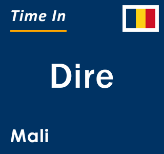 Current local time in Dire, Mali