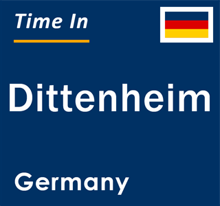 Current local time in Dittenheim, Germany