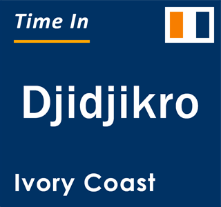 Current local time in Djidjikro, Ivory Coast