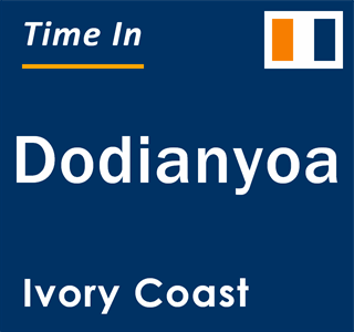 Current local time in Dodianyoa, Ivory Coast