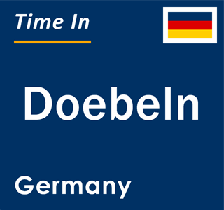 Current local time in Doebeln, Germany