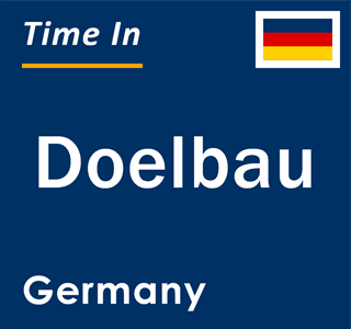 Current local time in Doelbau, Germany