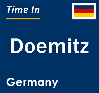 Current local time in Doemitz, Germany