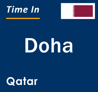 Current local time in Doha, Qatar