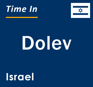 Current local time in Dolev, Israel