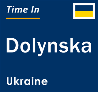 Current local time in Dolynska, Ukraine