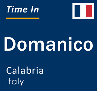 Current local time in Domanico, Calabria, Italy