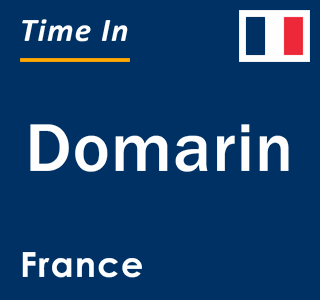 Current local time in Domarin, France