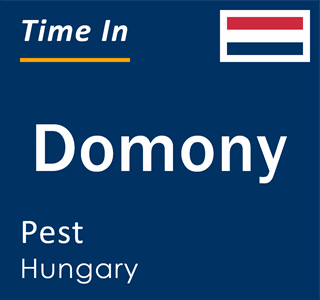 Current local time in Domony, Pest, Hungary