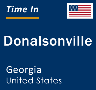 Current local time in Donalsonville, Georgia, United States