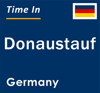 Current local time in Donaustauf, Germany