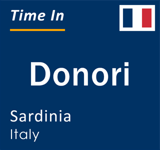 Current local time in Donori, Sardinia, Italy