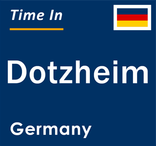 Current local time in Dotzheim, Germany