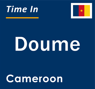 Current local time in Doume, Cameroon