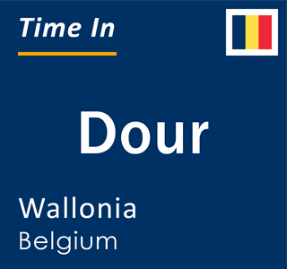 Current local time in Dour, Wallonia, Belgium