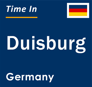 Current local time in Duisburg, Germany