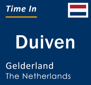 Current local time in Duiven, Gelderland, The Netherlands