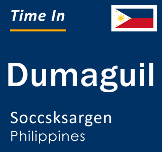 Current local time in Dumaguil, Soccsksargen, Philippines