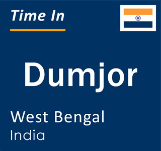 Current local time in Dumjor, West Bengal, India