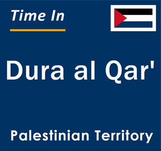 Current local time in Dura al Qar', Palestinian Territory