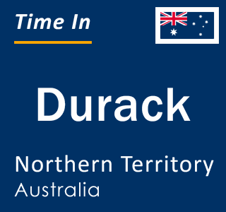 Current local time in Durack, Northern Territory, Australia