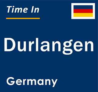 Current local time in Durlangen, Germany