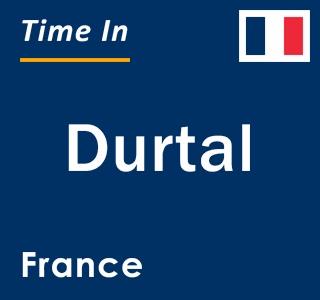 Current local time in Durtal, France