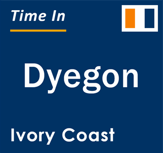 Current local time in Dyegon, Ivory Coast