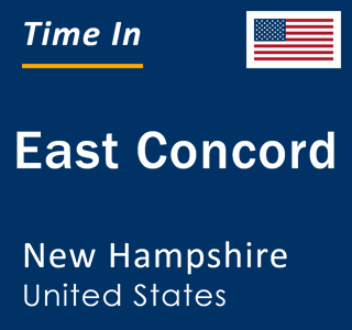 Current local time in East Concord, New Hampshire, United States