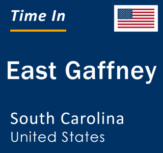 Current local time in East Gaffney, South Carolina, United States