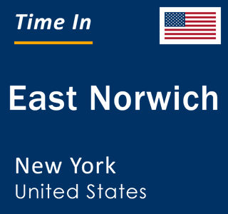 Current local time in East Norwich, New York, United States