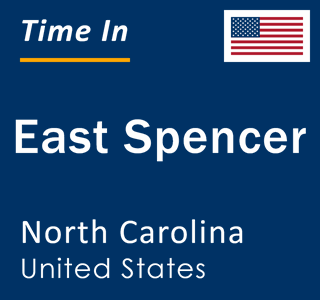 Current local time in East Spencer, North Carolina, United States