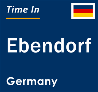 Current local time in Ebendorf, Germany