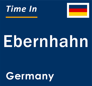 Current local time in Ebernhahn, Germany