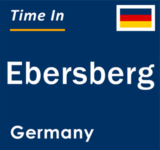 Current local time in Ebersberg, Germany