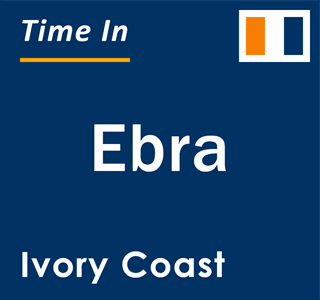 Current local time in Ebra, Ivory Coast