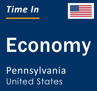 Current local time in Economy, Pennsylvania, United States