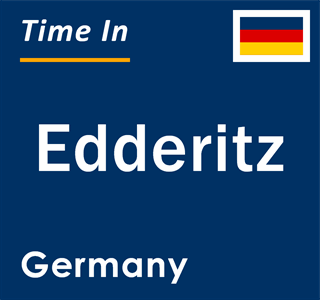 Current local time in Edderitz, Germany