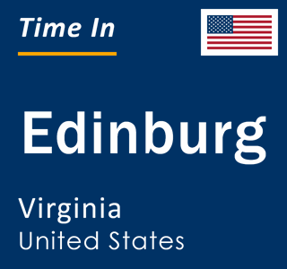 Current local time in Edinburg, Virginia, United States