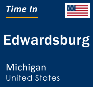 Current local time in Edwardsburg, Michigan, United States