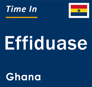 Current local time in Effiduase, Ghana