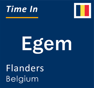 Current local time in Egem, Flanders, Belgium